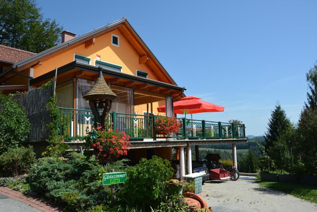 Gaestehaus Schmid Lejlighed Sankt Johann im Saggautal Eksteriør billede