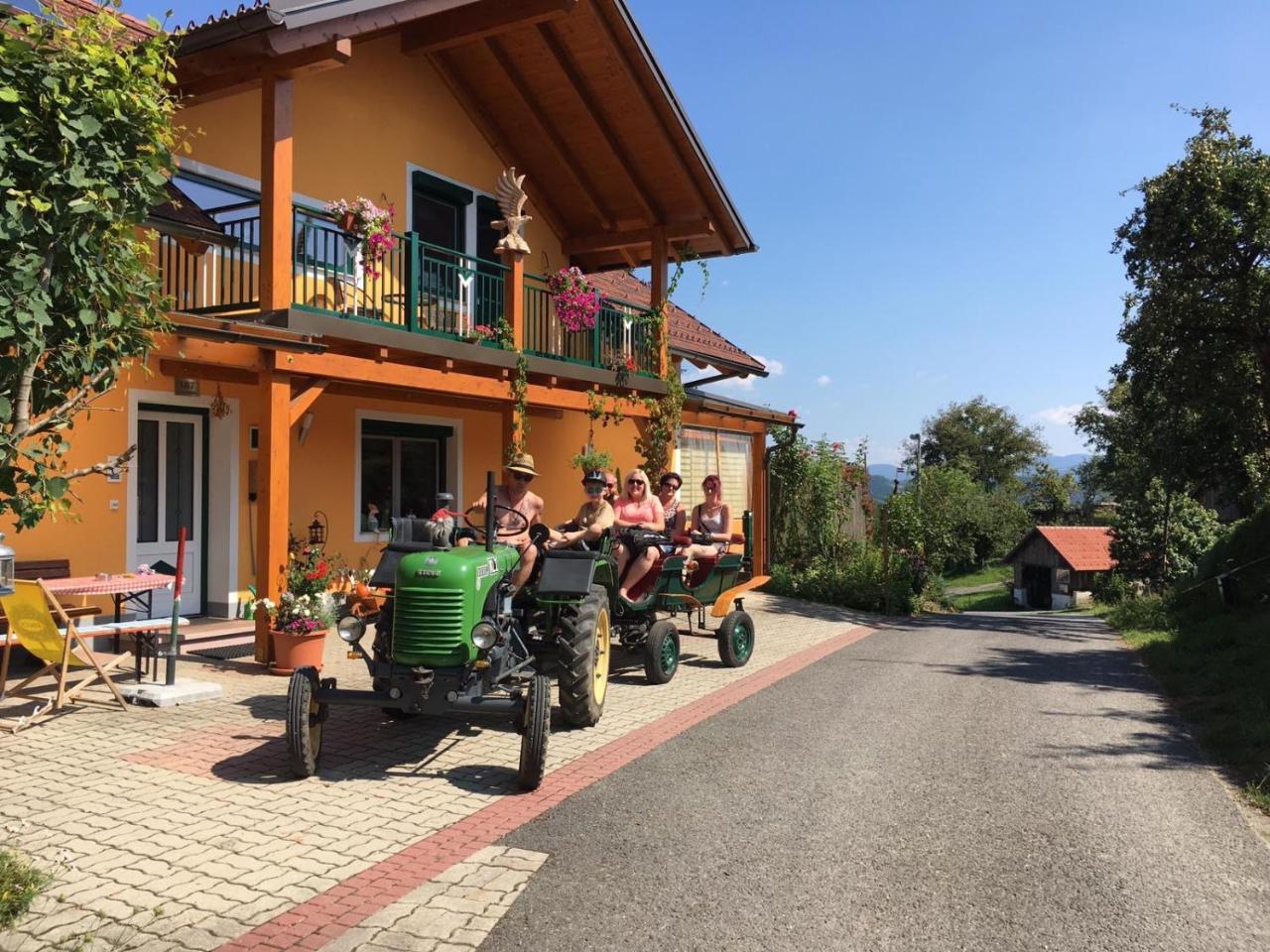 Gaestehaus Schmid Lejlighed Sankt Johann im Saggautal Eksteriør billede